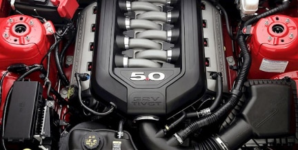 Close-up of crate engine