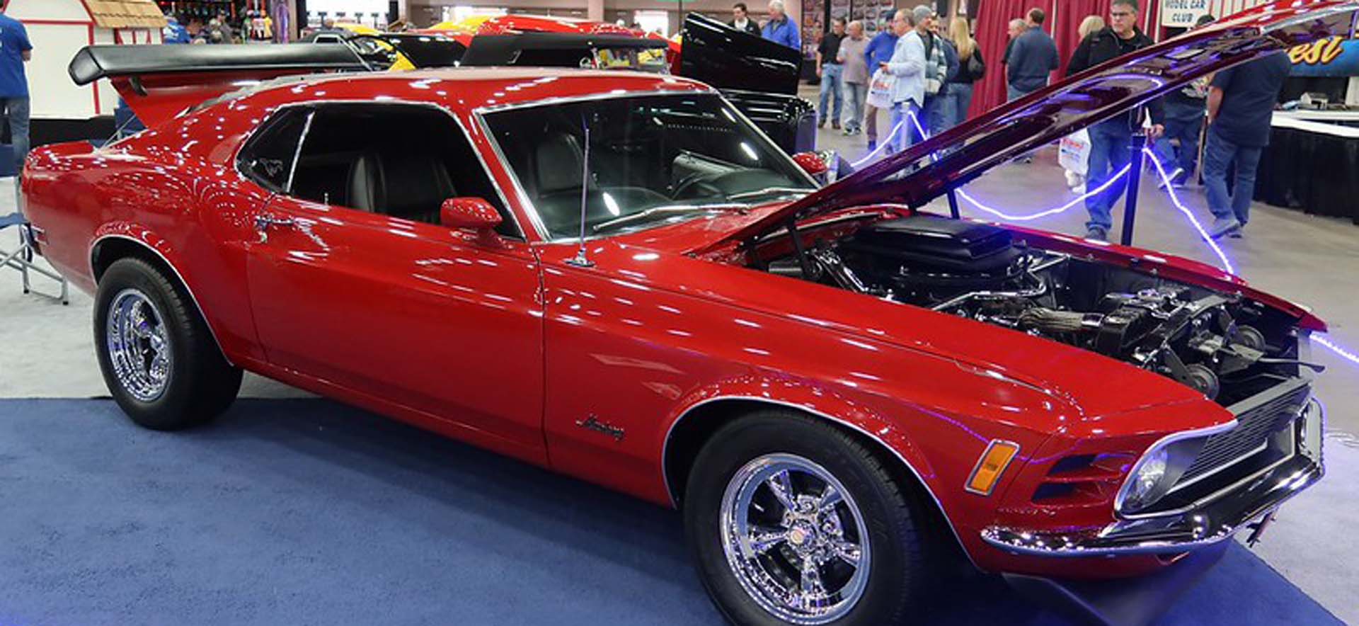 Mustang on display