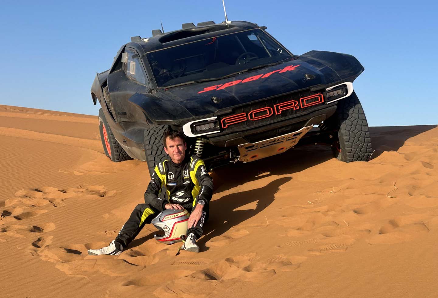 Romain in front of Raptor T1+