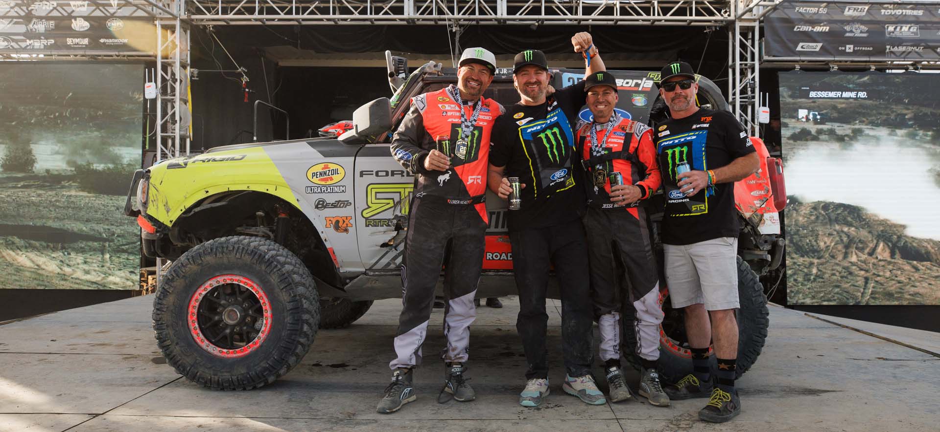 KoH teams on podium