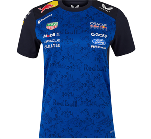 Oracle Red Bull Racing Team Replica Womens Short Sleeve T-Shirt